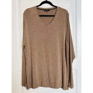 $195 HomeBody London Men s Luxury Sleepwear Long Sleeve V Neck Sleep Shirt Top L